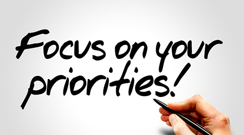 Focus on Your Priorities!