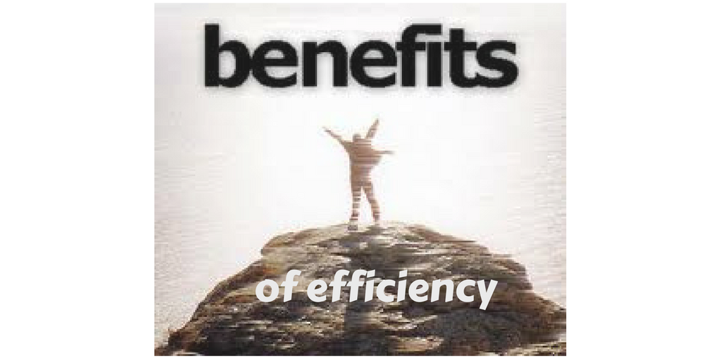 The benefits of efficiency