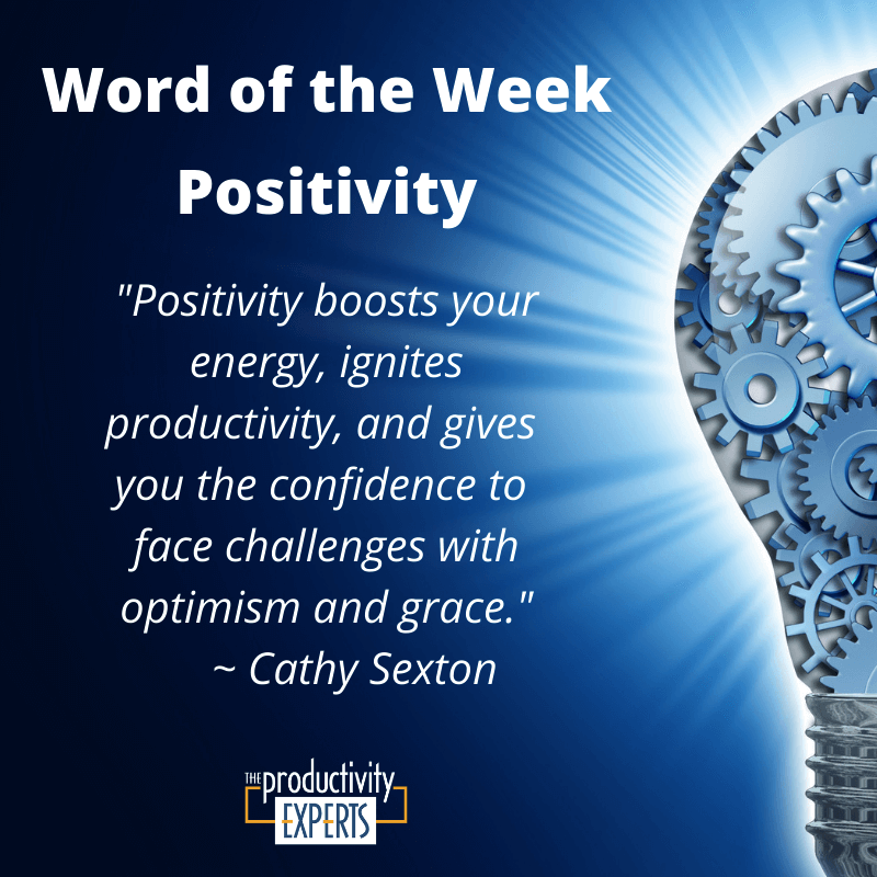 The Productivity Experts Word of the Week - Consistency