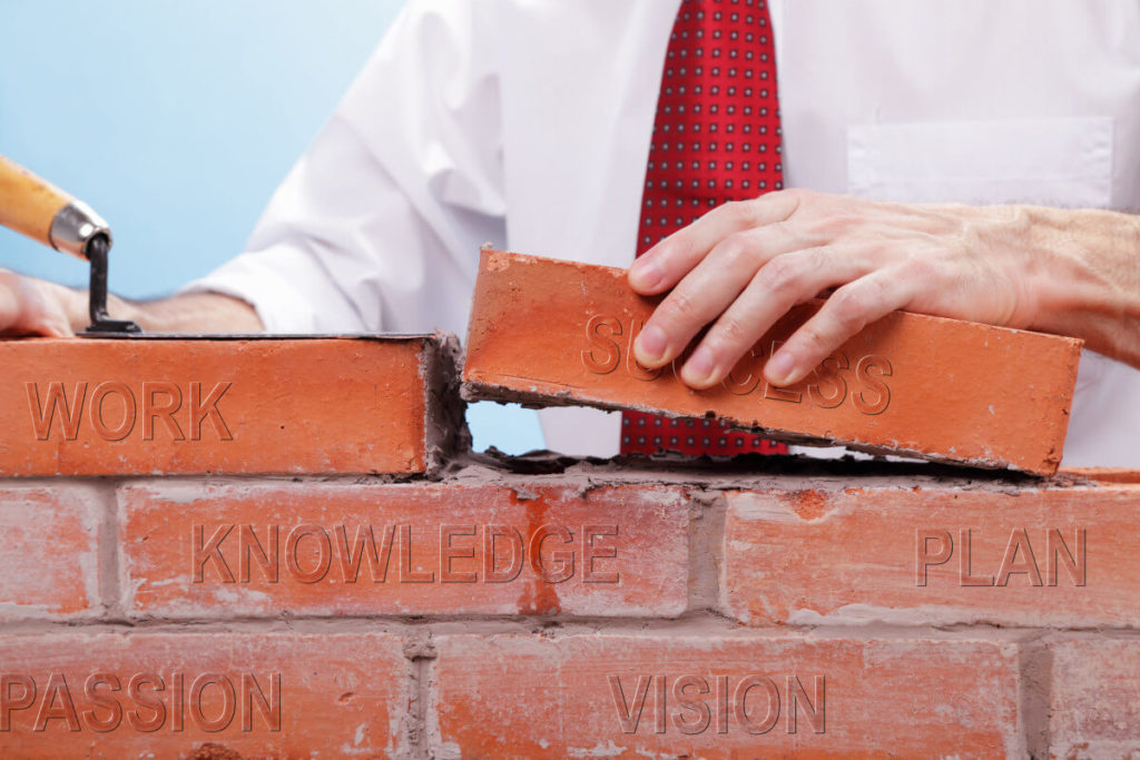 Build a solid business foundation brick by brick