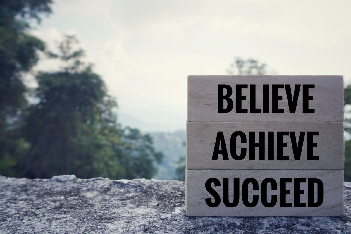 Believe-Achieve-Succeed Image