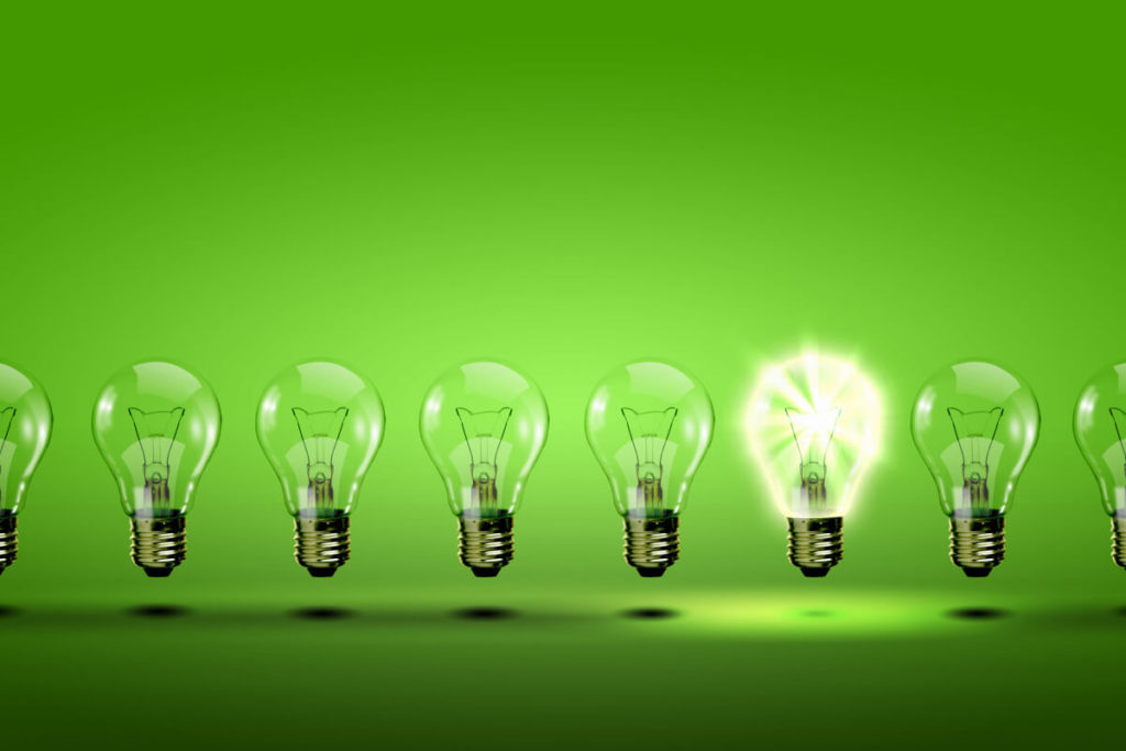Boost Your Ability to Create lightbulbs on a green background