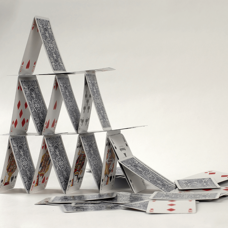 Is your business like a house of cards crashing down?
